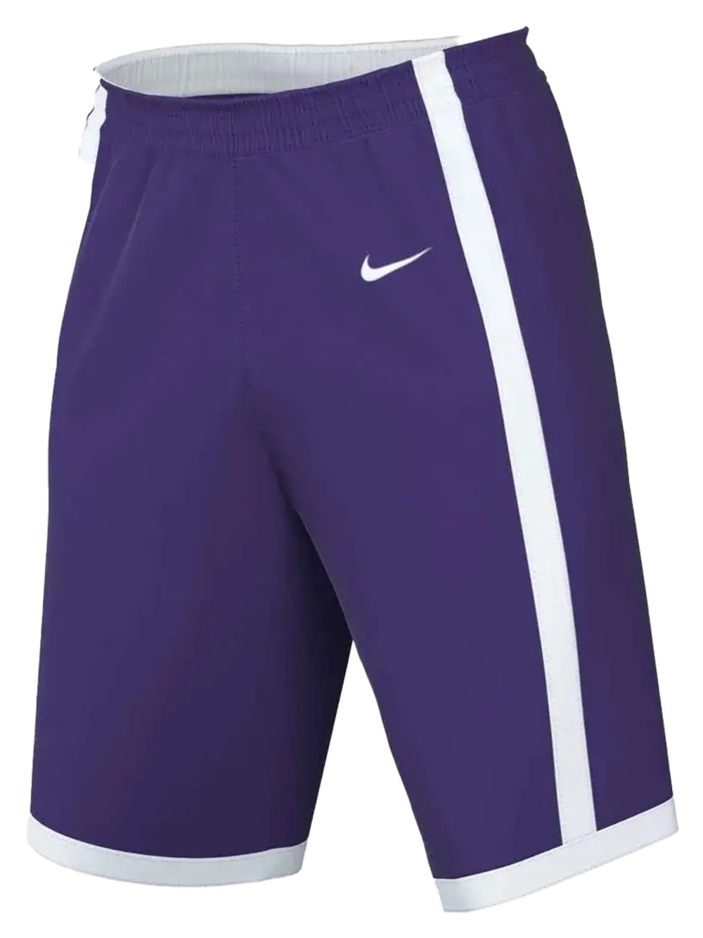 Nike Men’s Purple Athletic Basketball Shorts with White Trim